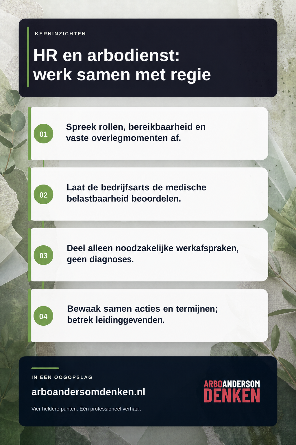 Hoe werk je als HR-afdeling effectief samen met een arbodienst?