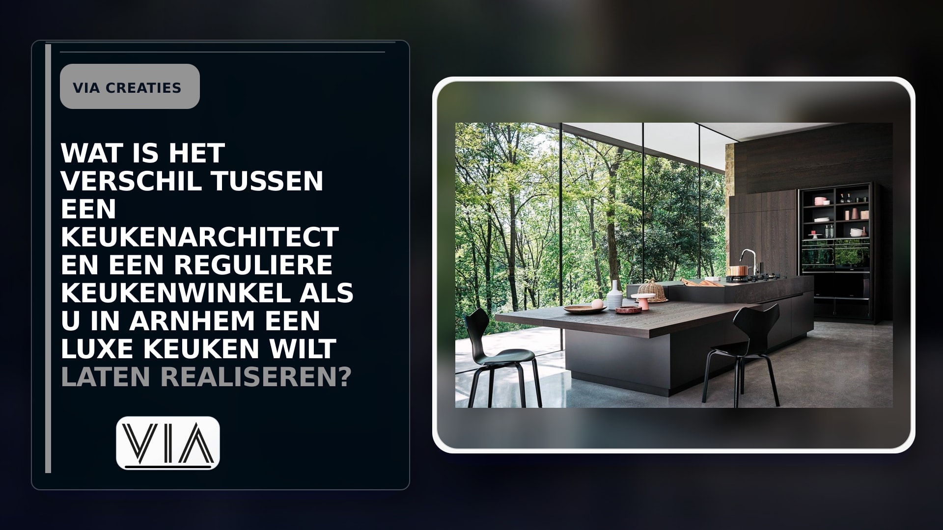 Wat is het verschil tussen een keukenarchitect en een reguliere keukenwinkel als u in Arnhem een luxe keuken wilt laten realiseren?