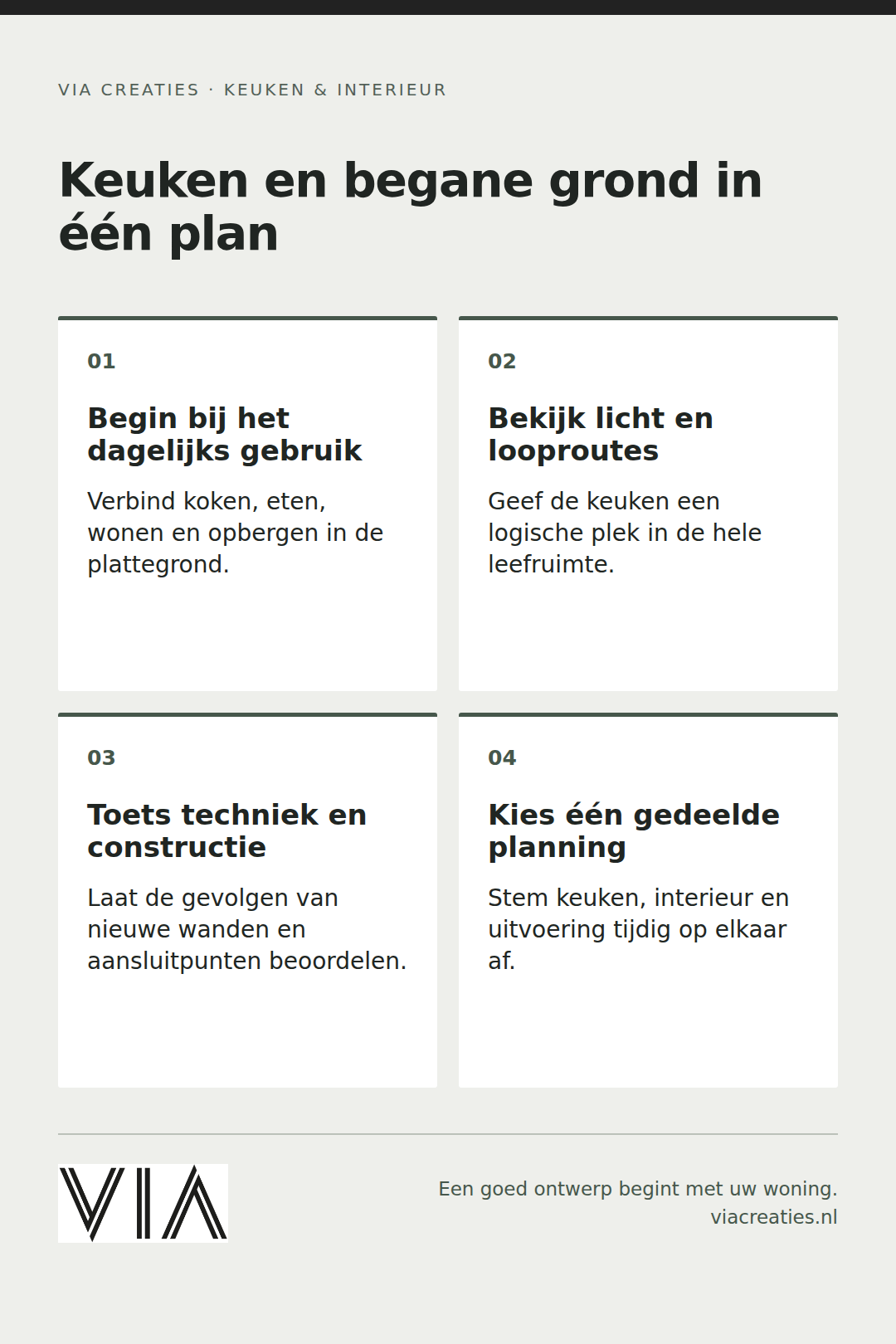 Praktische aandachtspunten: Welke keukenspecialist in Rozendaal denkt mee wanneer bij de nieuwe keuken ook de indeling van de begane grond verandert?