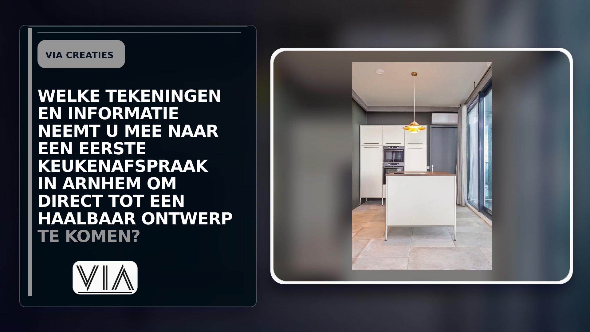 Welke tekeningen en informatie neemt u mee naar een eerste keukenafspraak in Arnhem om direct tot een haalbaar ontwerp te komen?