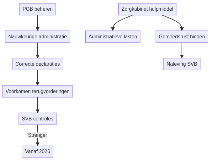 Hoe voorkom ik SVB terugvordering bij PGB declaraties? infographic